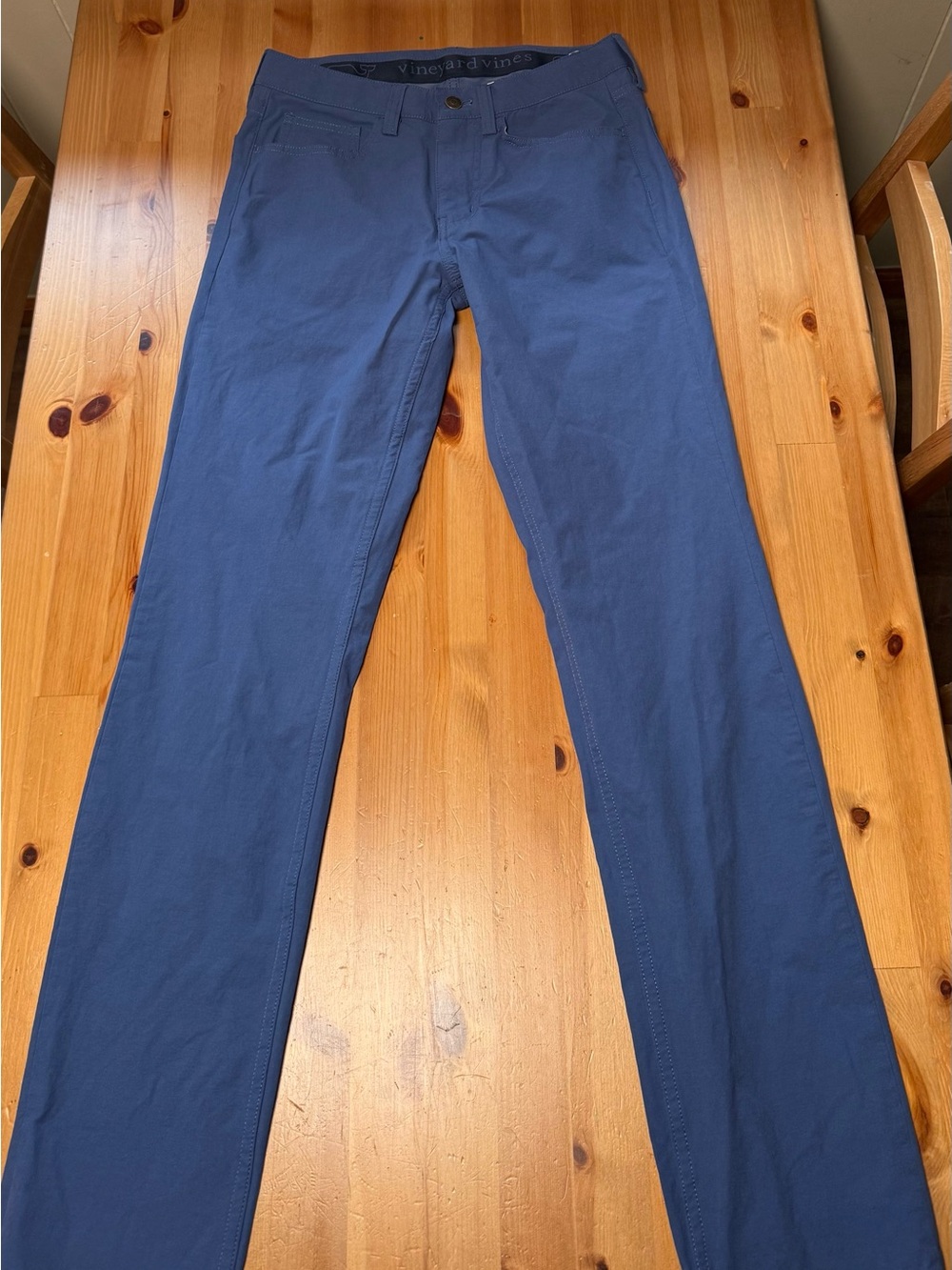 Vineyard Vines Navy Blue Slim Straight Pants